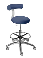 LZ83 G DENT židle lékařská, SILVERTEX - koženka modrá 30512